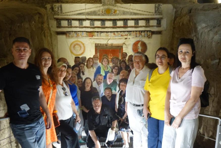 Το Μορφωτικό Ίδρυμα της ΕΣΗΕΜ-Θ με 45 δημοσιογράφους σε αξιοθέατα του Δήμου Χαλκηδόνος