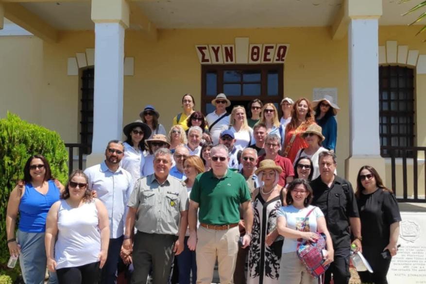 Το Μορφωτικό Ίδρυμα της ΕΣΗΕΜ-Θ με 45 δημοσιογράφους σε αξιοθέατα του Δήμου Χαλκηδόνος